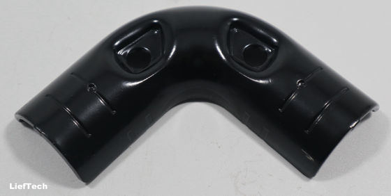 Τυποποίηση 90 βαθμών Metal Pipe Joint με δύο ζευγάρια M6 * 25 μπουλόνια