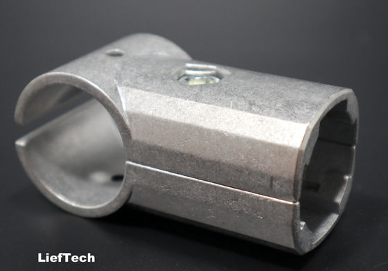 Σύνδεσμος αλουμινίου Lean Pipe Joint Connector σε σχήμα Τ